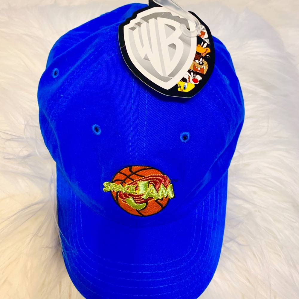 Warner Bros. hat with Looney Tunes space jam theme